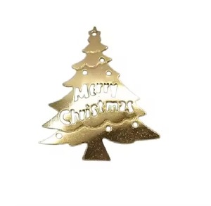 Árbol de Navidad Antiguo Plateado con Base de Madera para Decoración Navideña en el Hogar - Product Image 3