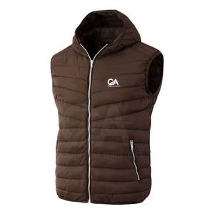 2025 gilet bouffant Style personnalisé hommes Polyester gilet bouffant prix de gros manches longues gilet bouffant - Product Image 1