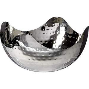 Bol à salade jetable en acier inoxydable poli pour une utilisation en cuisine - Product Image 5