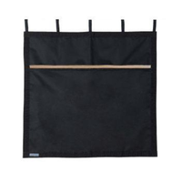Rideau à roulettes stable pour chevaux Diviseur de décrochage imperméable et coupe-vent avec fenêtre en maille et oeillets renforcés pour une suspension facile