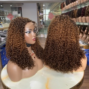 Hot Sale 100% Real Human Hair <b>Pixie</b> Curly <b>Wig</b> 5x5 Transparent Lace Glueless SDD Short Curly <b>Wig</b> - Product Image 5