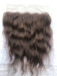 Remy-extensiones de cabello humano ondulado mongol, Color Frontal ondulado Natural, virgen, 13x4, n. ° 2 - Product Image 3