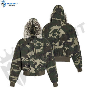 Chaqueta de Caza de Invierno para Hombre, Estilo Camuflaje, Resistente al Desgarro, Ecológica, Cortavientos, Transpirable, con Forro de Cinta Resistente en la Parte Delantera, Cierre de Cremallera Informal - Product Image 5