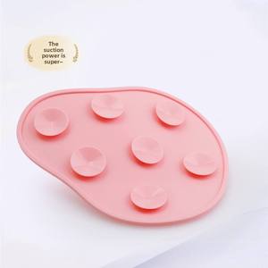 Factory Stock <b>Silicone</b> Shell Style Washing Pad Non-slip Suction Cup Makeup Brush Cleaning Pad Beauty <b>Tools</b> Customized - Product Image 3