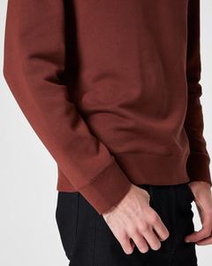 2023 venta al por mayor nuevos hombres 100% algodón Jersey en relieve 3D capucha logotipo personalizado manga larga polar cuello redondo sudaderas para invierno - Product Image 5