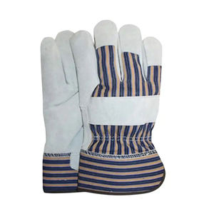 2025 nouveaux gants de sécurité industrielle pour hommes gants de travail en cuir de vache respirant Durable Protection des mains - Product Image 6
