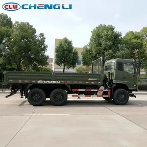 รถบรรทุกตงเฟิงเจเนอรัลโลจิสติกส์ AWD 6x6 สำหรับทุกสภาพภูมิประเทศ แบบดรอปไซด์ - Product Image 6