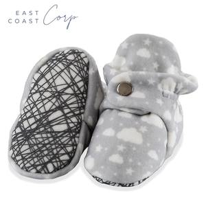 Chaussons pour bébé unisexe en molleton doux en coton avec semelles antidérapantes pour nouveau-né et enfant en bas âge - Product Image 3