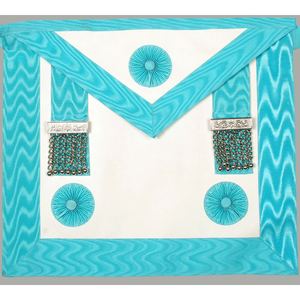 Delantal Masónico Personalizado de Piel de Oveja Bordado a Mano para Logias - Product Image 4