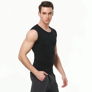 Nuevas camisetas sin mangas de malla para hombre, ropa de discoteca de verano 2025, chaleco informal con cuello en U, camiseta de red de Color en contraste, camisetas elegantes cómodas - Product Image 2
