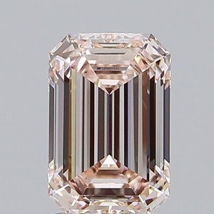 Diamante cultivado en laboratorio Esmeralda 2.04ct Fancy Pink VVS1 - Product Image 1