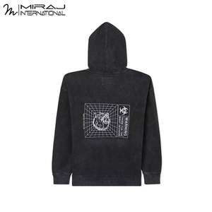 Sweat-shirts noirs délavés à l'acide, confortables et respirants, style le plus récent, 100 % coton, vêtements d'extérieur pour hommes, service OEM, prix de gros - Product Image 4