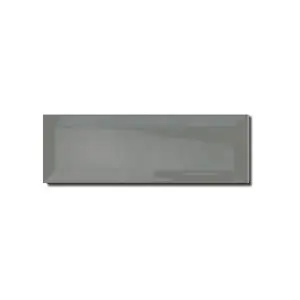 premium quality Subway Ceramic Wall Tiles for Floor Free Sample grey Subway Tile with Shiny Finish Bevel edge