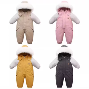 Traje de Esquí para Niños 2026 NUEVO KJ, Impermeable, Cálido, Transpirable, con Forro Polar, Personalizado, de una Pieza, para Invierno - Product Image 2