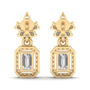 Pendientes de Diamantes Cultivados en Laboratorio CVD HPHT, Precio de Fábrica REYES, para Mujer, Plata de Ley 925, Joyería Fina para Boda - Product Image 4
