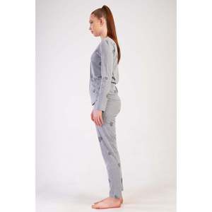 Conjunto de Pijama KADIN P.SUPREM O YAKA UZUN KOL ETEGI OVAL - Gris Melange - Gris Melange - Product Image 2