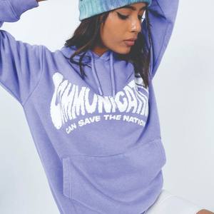 Sweat à capuche d'hiver unisexe col montant épais et brillant manteau à bulles brodé vêtements de mode pour les grandes tailles hiver unisexe - Product Image 2