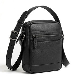 Compact <b>Leather</b> Crossbody <b>Bag</b> Stylish Shoulder Messenger Purse Multiple Adjustable Strap For <b>Shopping</b> Travel And Everyday - Product Image 1