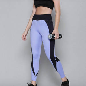 Mallas de gimnasio de cintura alta hechas en fábrica, mallas de compresión ajustadas Push Up para mujer, mallas de gimnasio para venta - Product Image 3