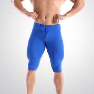 Short de gymnastique de course à pied Short de compression personnalisé pour hommes, entraînement, fitness, sports athlétiques, OEM - Product Image 3