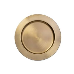 Plaque de chargeur en fer noir moderne la plus vendue enduite de poudre finie pour les restaurants de mariage hôtels forme de taille personnalisée - Product Image 6