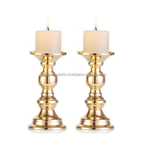 Bougeoir en métal classique pour hôtel à la maison et décoration de table chandelier en métal pour décor de noël - Product Image 2