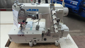 Nouvelle machine à coudre industrielle à point de recouvrement à trois aiguilles et cinq fils Juki MF-7523, poignée en plastique DIY OEM - Product Image 3