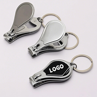 Cortauñas de Metal con Logotipo Personalizado, Llavero Promocional, Cortauñas Portátil, Llavero, Regalo Corporativo al por Mayor