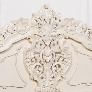 Gabriel Hecho de Madera de Caoba de Alta Calidad con Tallado y Color Blanco para Muebles de Dormitorio - Product Image 3