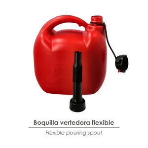 Tanica Omologata per Benzina da 5 Litri Fabbricata in Polietilene ad Alta Densità. - Product Image 4
