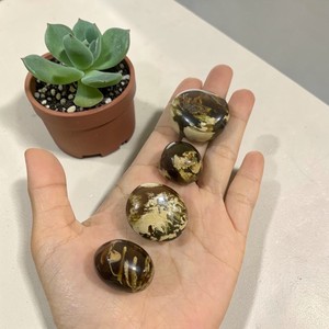 Piedra de Ámbar Natural de Sumatra, Pulida, Resina Fósil de Ámbar Indonesio, Piedra Curativa para Coleccionistas - Product Image 5