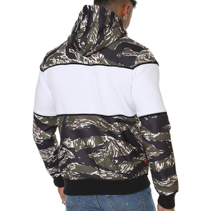 Sweat à capuche entièrement zippé de haute qualité 100% coton pour homme, hiver, impression personnalisée, sweat à capuche en molleton lourd - Product Image 4