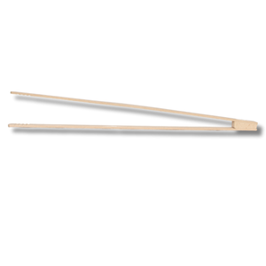Pinzas de Cocina de Madera de Haya de 50 cm, Largas, sin Acabado, para Asar, Venta al por Mayor, Grabado de Logotipo Personalizado - Product Image 1