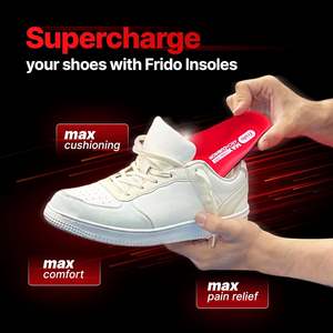 Plantillas Ortopédicas Deportivas Unisex Frido Max Comfort Arch Cushion, Insertos Ortopédicos Con Espuma Hi-Per Proprietaria, Talón Profundo Que Alivia El Arco - Product Image 4