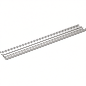 Levolan 60/120 GEZE Wall-<b>Mounted</b> Aluminum <b>Frame</b> Compensation Profile Stainless Steel Look 1650mm Length - Product Image 3