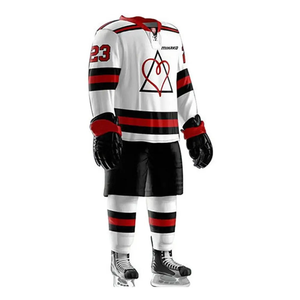 Nouvelle conception de maillots et de pantalons de hockey sur glace fabriqués en usine prix de gros uniforme de hockey sur glace fabriqué au Pakistan 2025 - Product Image 2