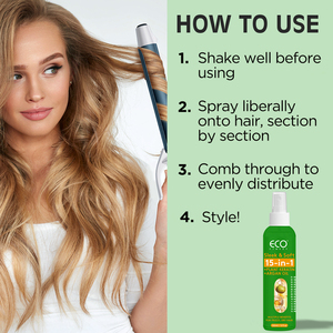 Daily Styling Anti-Frizz <strong>Hair</strong> Finishing <strong>Spray</strong> 100ml Fine <strong>Hair</strong> Revitalizes Natural Curls Strong Hold Herbal Ingredients <strong>Sun</strong> - Product Image 4