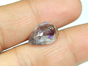 พลอยเลพิโดครอไซต์ซุปเปอร์เซเว่น เกรดท็อป ทรงลูกแพร์ เจียระไน ราคาขายส่ง - Product Image 6