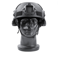Casque tactique MICH/ACH, équipement de protection de la tête, casque tactique ABS avec protection des oreilles