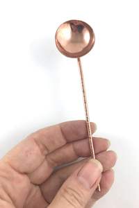 Juego de cucharas de cobre puro para servir café en la cocina con asas largas para servir sopas y guisos a un precio asequible - Product Image 5