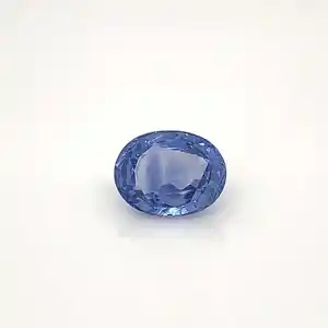 Pierre de saphir bleue naturelle certifiée IGI, pierre précieuse Rare en vrac de coupe ovale à facettes provenant de fournisseurs de fabricants au prix de gros