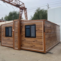 Casa Container Espandibile Compatta con Larghezza Piegata di 700mm, Isolamento Termico per Ufficio, Hotel, Villa e Uso Ospedaliero