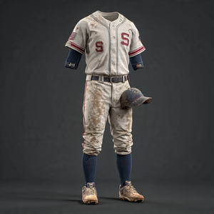 Uniformes de baseball d'entraînement de haute qualité pour jeunes et adultes, ensemble de maillot et de pantalon de softball léger, uniforme de baseball hip-hop - Product Image 1