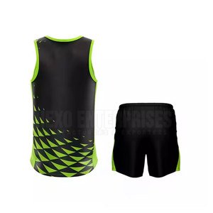 Uniforme de pista y campo de diseño único hecho en fábrica, uniformes de pista y campo impresos con logotipo personalizado para unisex - Product Image 2