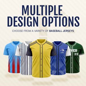 Custom Summer Baseball Jersey Personalized Team Name <b>Number</b> Breathable 100% Polyester High Quality V-neck Men's Sportswear for - Product Image 6