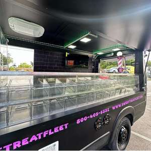 Drivable Outdoor Street Use Fast Food With 4 Wheel <b>Electric</b> Driven Mobile Snack Truck for Sale Drivable Outdoor Street Use Fast - Product Image 2