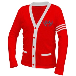 Chandail tricoté à manches longues pour femmes conçu sur mesure motif de patchwork de sororités universitaires pour l'automne et l'hiver - Product Image 5