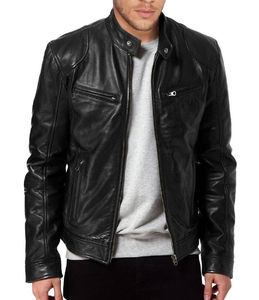 Veste en cuir pour homme pakistanais Veste en cuir d'hiver bon marché pour hommes Meilleur style Mode Design personnalisé OEM Prix bon marché Respirant - Product Image 1
