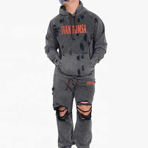 Nueva mejor fabricación chándales con logotipo personalizado de alta calidad transpirable de secado rápido Fitness trajes de chándal desgastados conjunto de hombres - Product Image 1