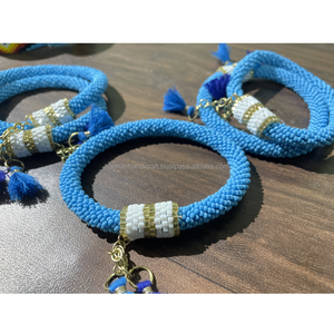 Bracelets en résine de haute qualité de marque, hautement polis avec un motif de modèle d'ange, style coloré pour les filles, fabriqués à la main en Inde - Product Image 2